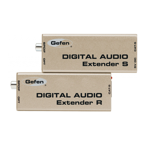 Gefen EXT-DIGAUD-141 User Manual
