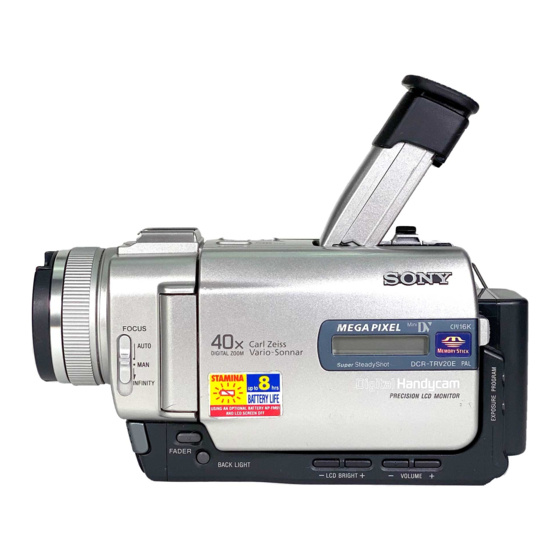 Sony Handycam DCR-TRV6 Manuals