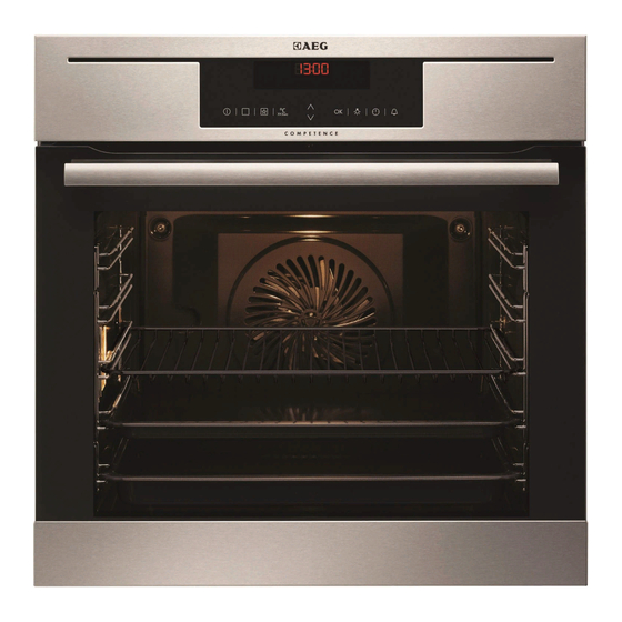 User Manuals: AEG BP730402K Built-In Electric Oven