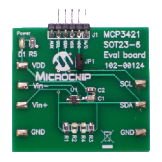 Microchip Technology MCP3421 SOT23-6 User Manual