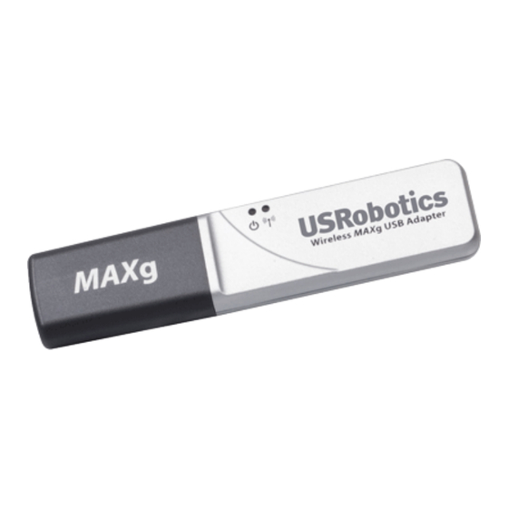 US Robotics Wireless MAXg USB User Manual