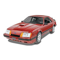 Monogram 85 FORD MUSTANG SVO Manual