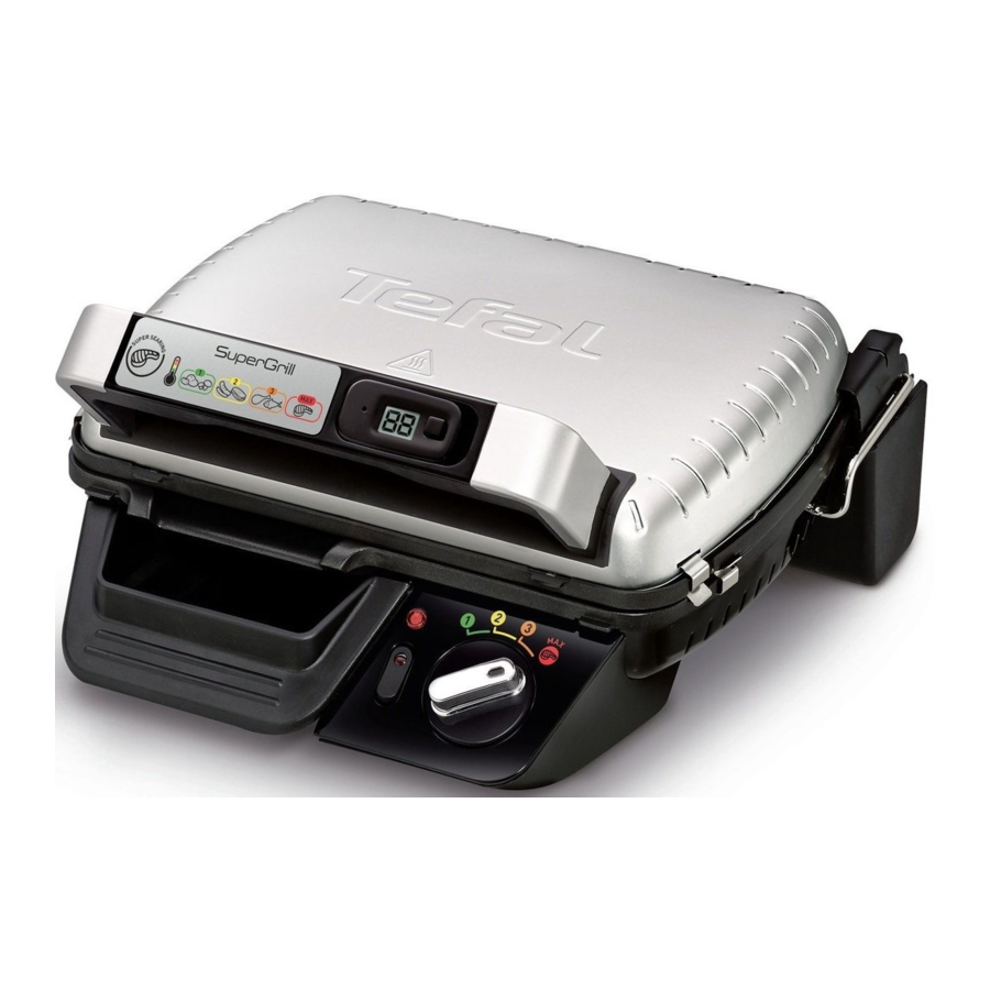 T-Fal SuperGrill Instructions For Use Manual