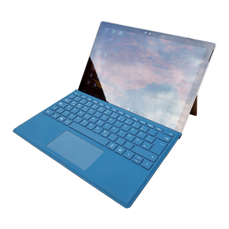 Microsoft Surface Pro 4 Quick Start Manual