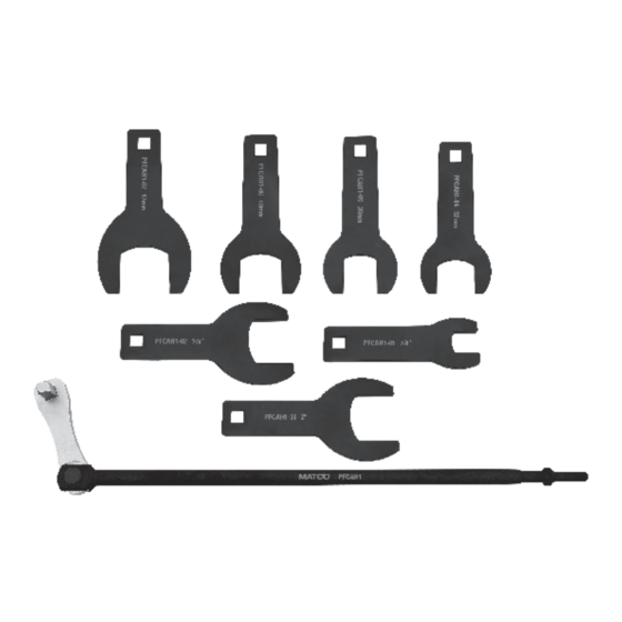Matco Tools PFCAH1 Quick Start Manual