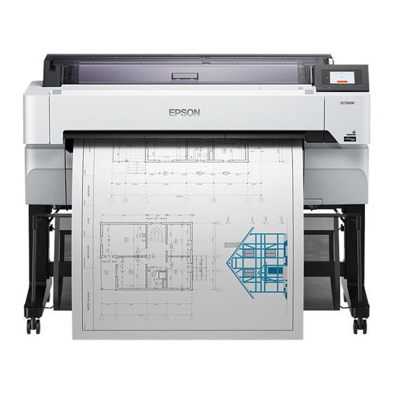 Epson SC-T3455 Setup Manual