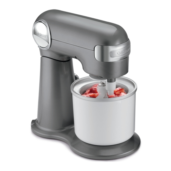 Cuisinart Fruit Scoop IC-50 Instruction And Recipe Booklet