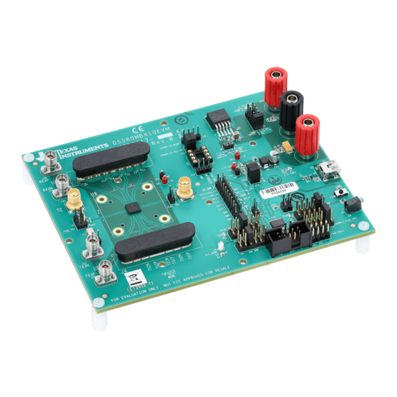 Texas Instruments DS560MB410EVM User Manual