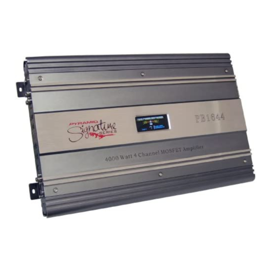 Pyramid PB1644X User Manual