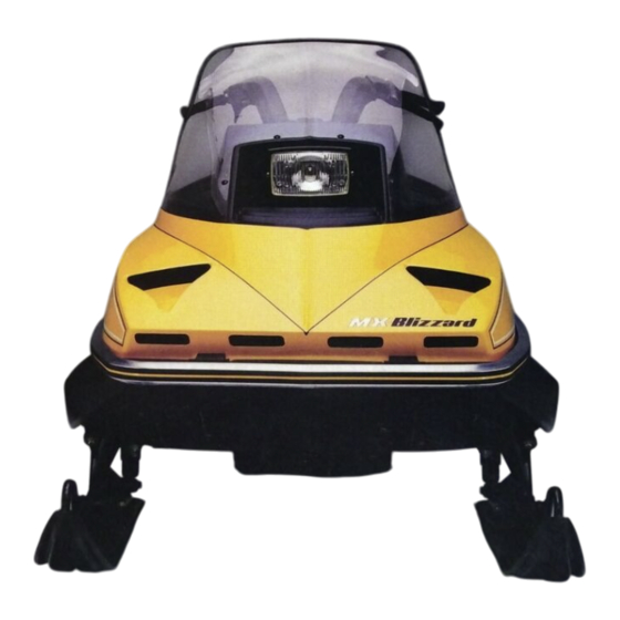 BOMBARDIER ski-doo Blizzard MX 1981 Operator's Manual