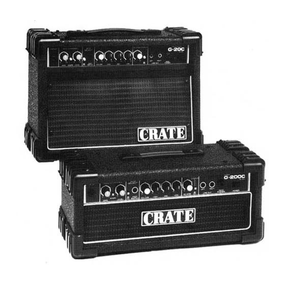 Crate G-200C Owner's Manual