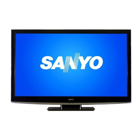 Sanyo DP55360 - 55"Class LED LCD HDTV Application Manual