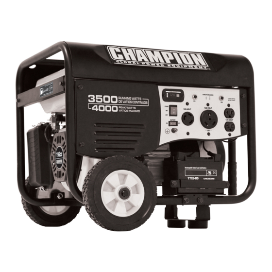 Champion 46561 Owner's Manual & Operating Instructions