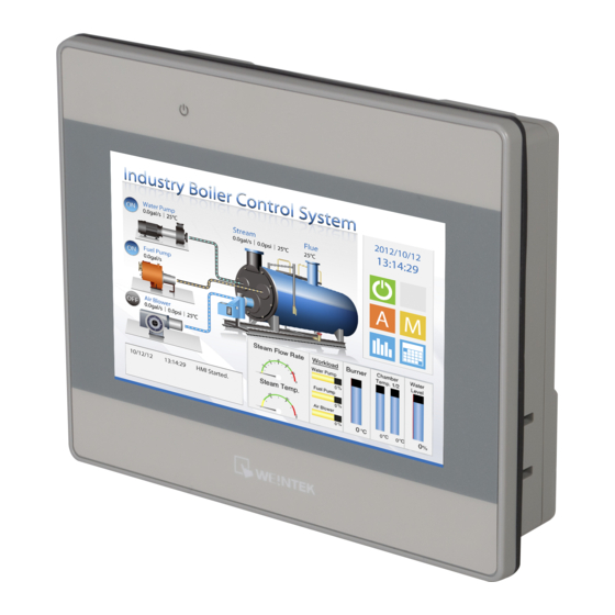 weintek MT8050iE series Installation Instruction