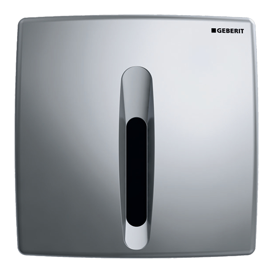 Geberit 115.817.11.5 Toilet flush button Manuals