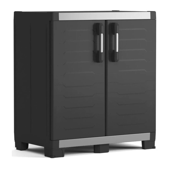 Keter XL GARAGE/BASE CABINET Assembly Instructions