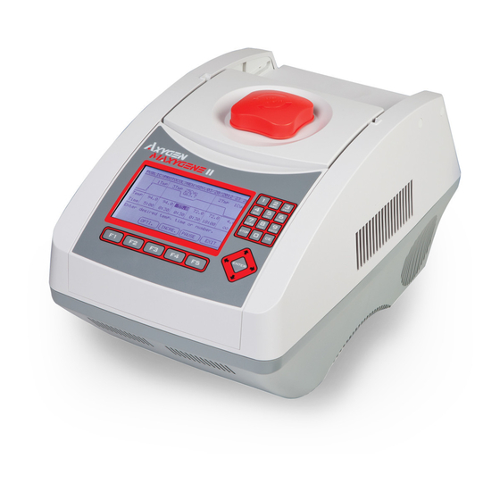 Axygen MAXYGENE II Operation Manual