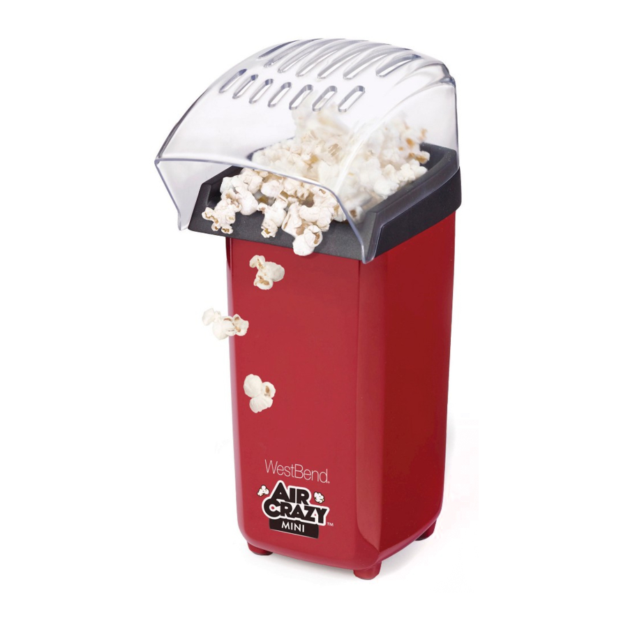 WestBend Air Crazy Mini Hot Air Popcorn Machine Manual
