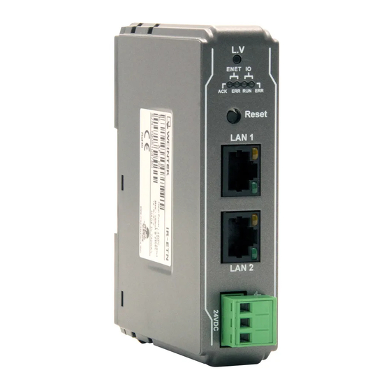 User Manuals: Maple Systems iR-ETN Coupler