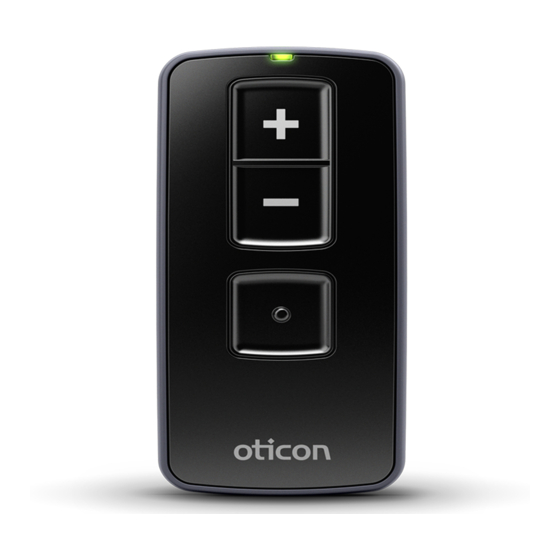 OTICON REMOTE CONTROL 3.0 INSTRUCTIONS FOR USE MANUAL Pdf Download