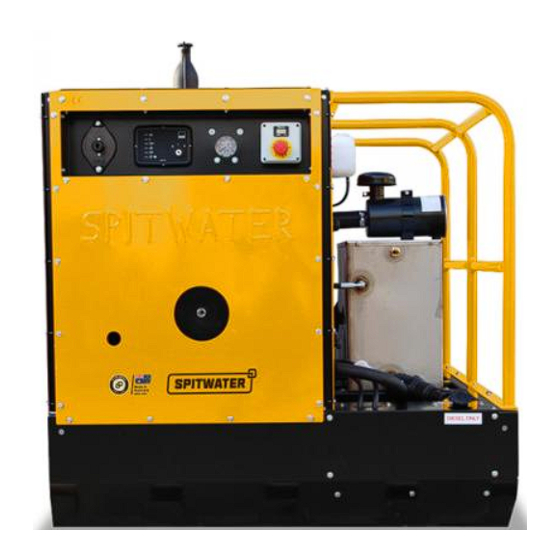 Spitwater HP25400DE Operating & Maintenance Manual