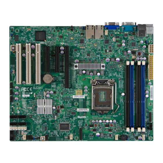 Supermicro Supero X9SCA User Manual