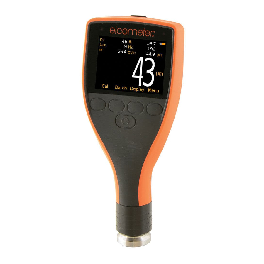 Elcometer 224 Operating Instructions Manual