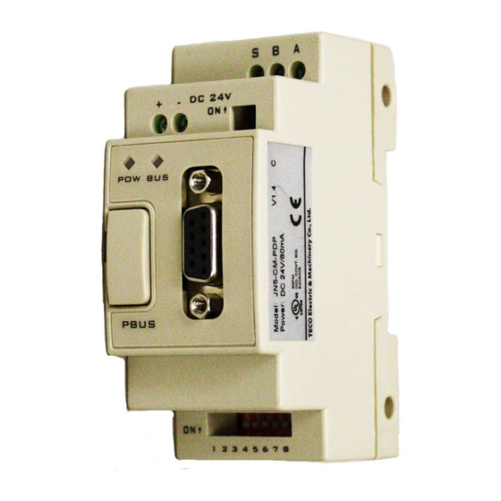 TECO JN5-CM-PDP Manuals