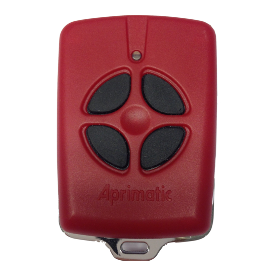 Aprimatic TM4 Manual
