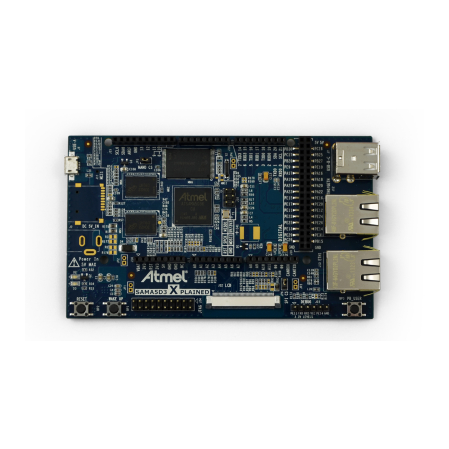 Atmel SAMA5D3 Xplained Test Software Usage Manual