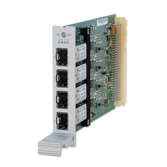 Meinberg IMS-LNE-GBE-SFP Network Module Manuals