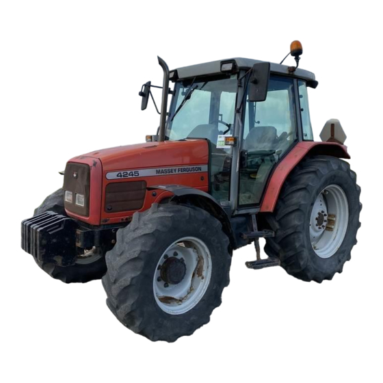 MASSEY FERGUSON 4225 Operators Instruction Book