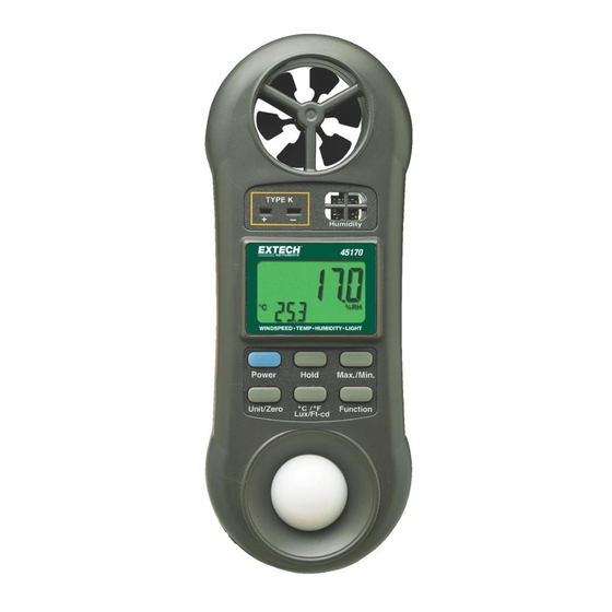 Extech Instruments 45170 User Manual