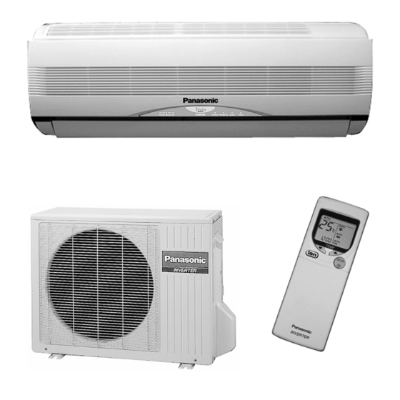 Panasonic CS-E9CKP Supplemental Service Manual