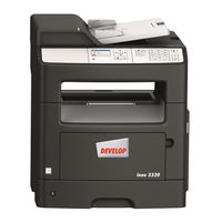 Develop ineo 3320 Quick Reference