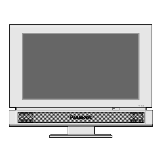 Panasonic TX-15LT2 Operating Instructions Manual