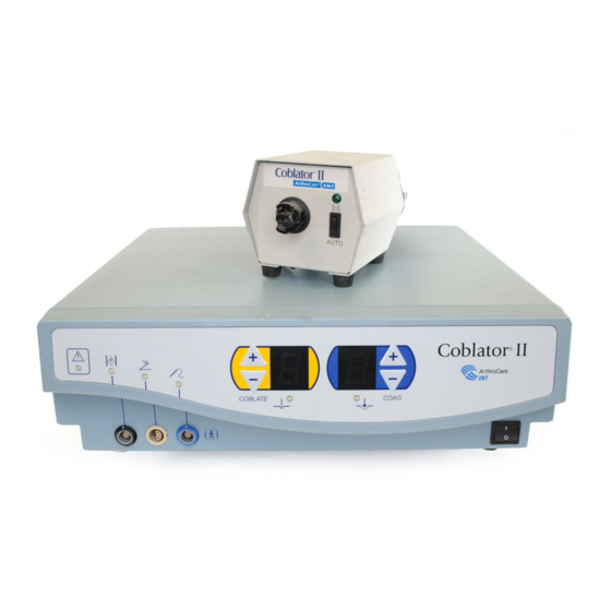 ArthroCare RF8000E User Manual
