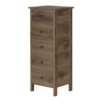 Furniture of America 5 Drawer Cabinet FGI-18603C21-L Assembly Instructions Manual