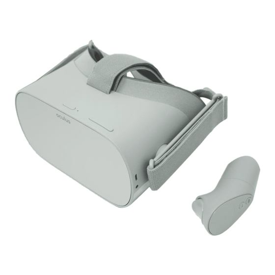 VR Expert Oculus Go 64 GB Quick Start Manual