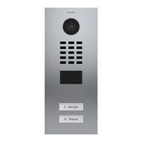 Doorbird D21 Series Installation Manual
