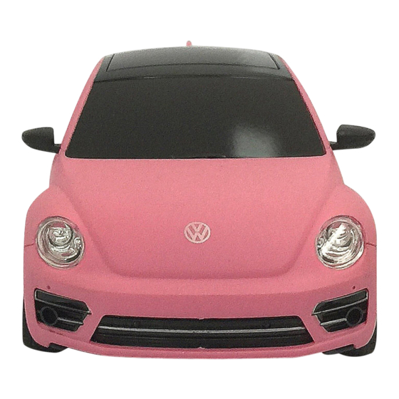 Jamara VW Beetle 2,4GHz UV Photochromic Series Instructions Manual
