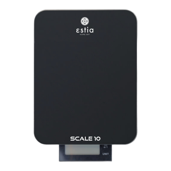 Estia SCALE 10 Instruction Manual