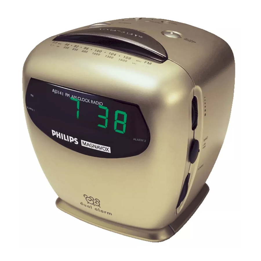 Philips AJ3140 Specifications