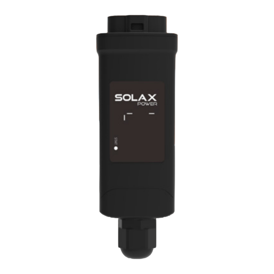 SolaX Power Pocket WiFi+LAN Manuals
