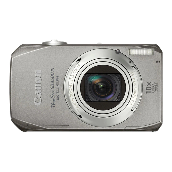 Canon PowerShot SD4500 IS Digital ELPH User Manual