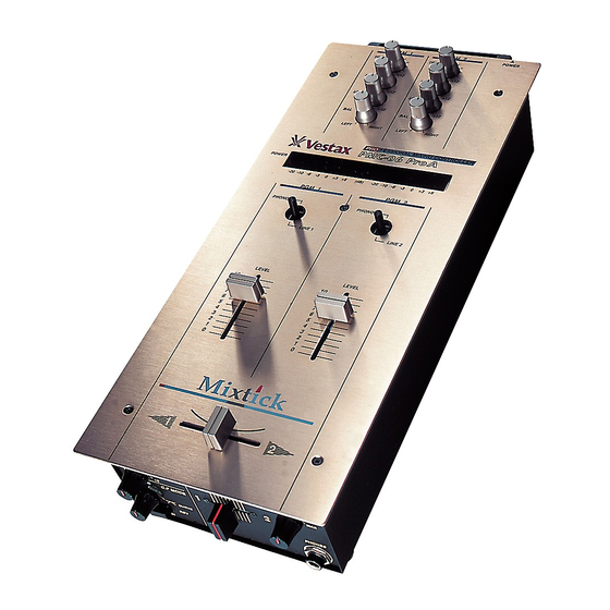 Vestax PMC-06ProA Owner's Manual