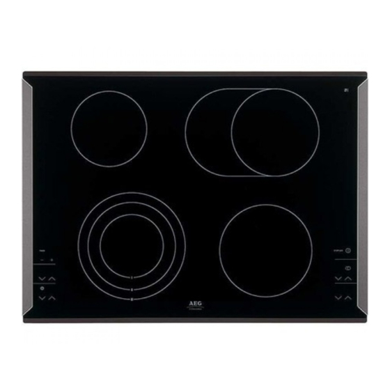 AEG Electrolux 79301 KF-N Installation And Operating Instructions Manual