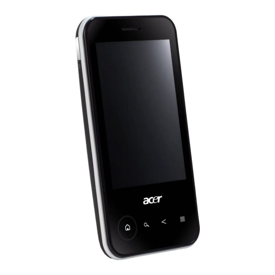 Acer beTouch E400 Manuals