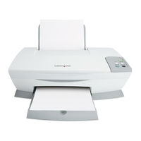 Lexmark X1240 - Color All-in-One Inkjet Printer User Manual