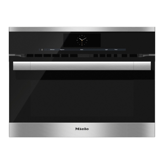 Miele H 6700 BM Operating And Installation Instructions